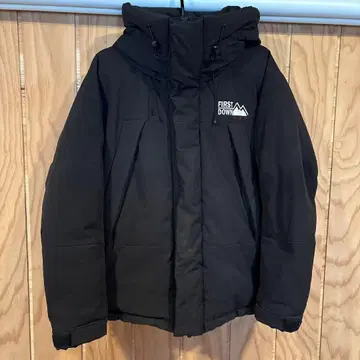 FIRST DOWN 블랙 다운 자켓 M