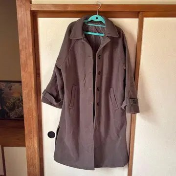 브라운 롱 코트 L 사이즈