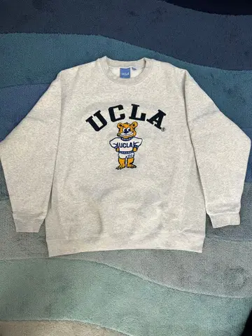 UCLA 그레이 맨투맨 M