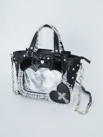 고양이 고딕 이타백 에이엔케이 미사용 새상품 블랙 Ank Rouge