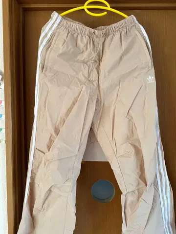 adidas 베이지 3선 라인 팬츠 S