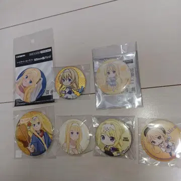 SAO 앨리스 캔뱃지 세트