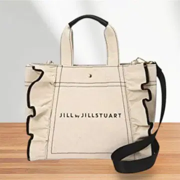 JILL by JILL STUART 프릴 토트백 아이보리