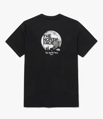 The North Face 백 프린트 T셔츠 블랙
