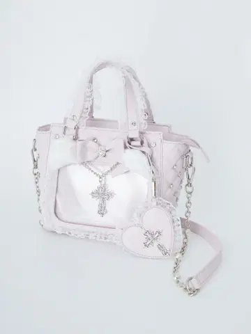 고양이 고딕 이타백 에이엔케이 미사용 새상품 완판템 핑크