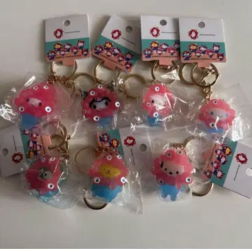 EXPO2025 산리오 먀쿠먀쿠 클리어 키링 전7종 컴플리트