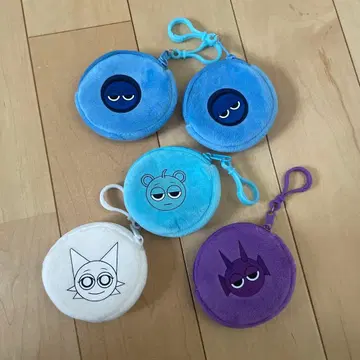 스푸란키 페이스 파우치 코인 케이스 5종 세트