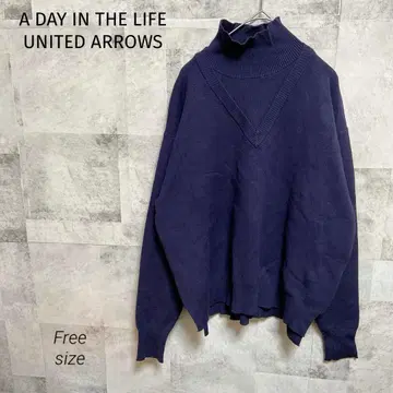 A DAY IN THE LIFE [ L ] 니트 스웨터 긴팔 오버사이즈