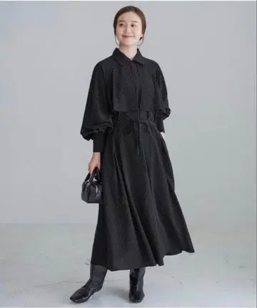 IENA 도트 새시 원피스