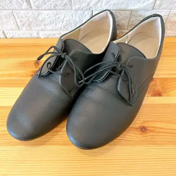 [ 새상품급 ] 무인양품 여성 피로를 덜어주는 가죽 신발 블랙