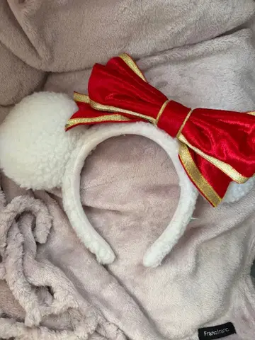 도쿄 디즈니랜드 머리띠 스노우스노우 snow snow