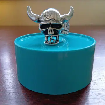 스컬 반지 360도 회전 해골 반지 남성용 레어