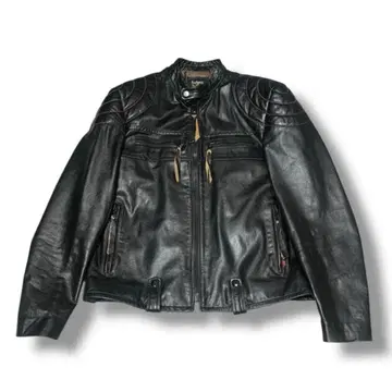 새상품급 L 사이즈 샷 가죽 자켓 패디드 라이더스 블랙