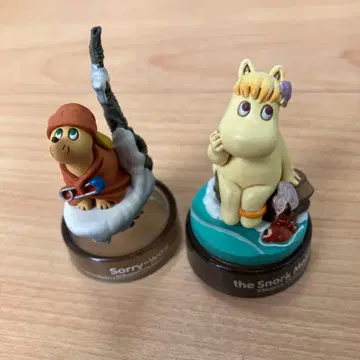 카이요도 무민즈 런치 병뚜껑 2점