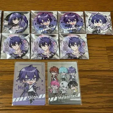 메테오라 심음 무도관 캔뱃지 컬렉션 카드 9점 세트