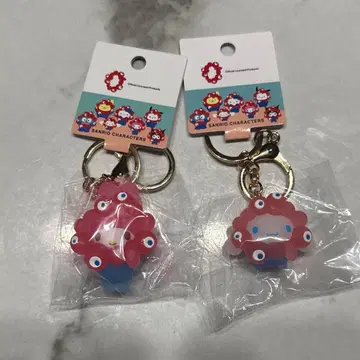 시나몬 마이멜로디 미야쿠미야쿠 산리오 클리어 컬러 만박 키링