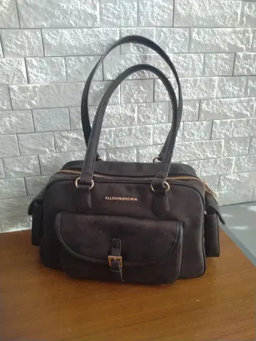 ALLISONBROWN 다크 브라운 숄더백