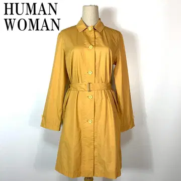 HUMAN WOMAN 스프링 코트 베이지 오렌지 M B6492