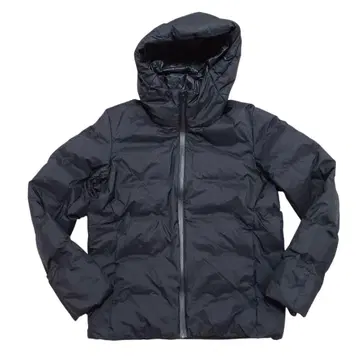 UNIQLO 유니클로 심리스 다운 후드티 발수 방풍 블랙