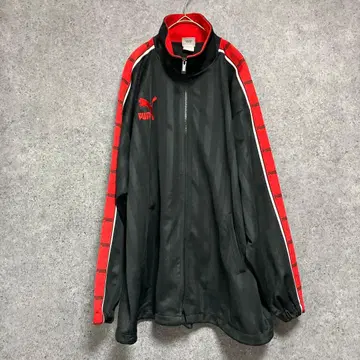 PUMA 구제 의류 빅 사이즈 O 푸마 저지 블랙 레드