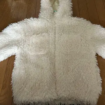 x-girl 플리스 자켓 사이즈 1 화이트