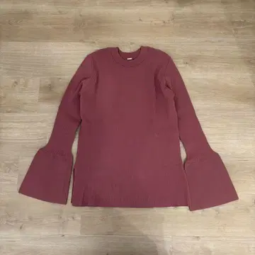 Mila Owen 커프스 디자인 리브 니트 풀오버