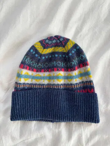 MACKIE 다색 페어아일 패턴 니트 모자