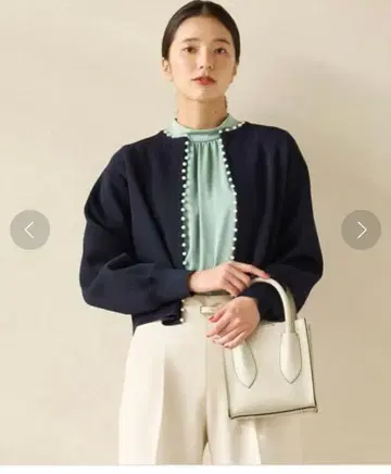 green label relaxing 크롭 가디건