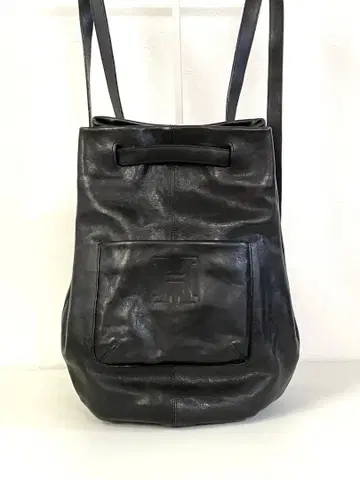 히로후 가죽 백팩 복조리 타입