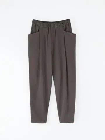 evam eva 브러시드 코튼 턱 팬츠