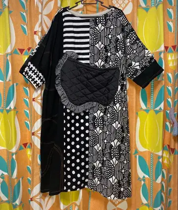 MEIPAN 핸드메이드 오버 사이즈 원피스