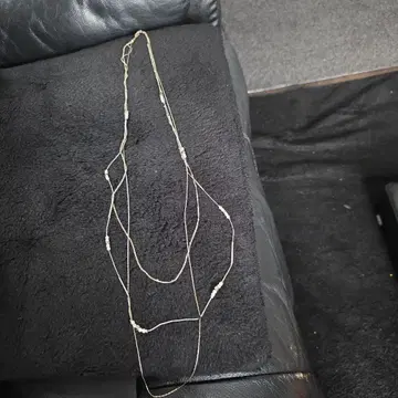 골드 3연 목걸이