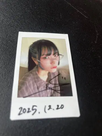 ExWHYZ yu-ki 날짜 친필 사인 폴라로이드