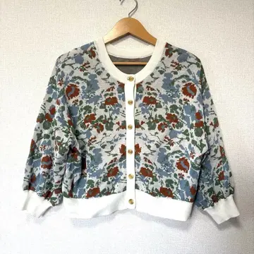 LOWRYS FARM 빈티지 플라워 가디건