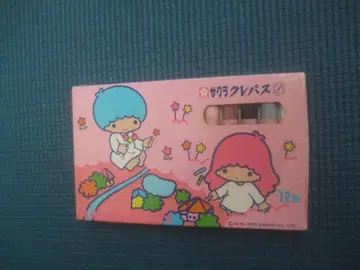 1983년 산리오 키키라라 리틀트윈스타 크레파스 12색