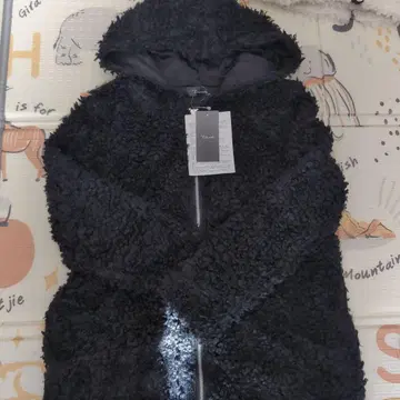 보아 자켓 블랙 후드 부착