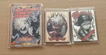 히로아카 점프 페스타 스탯 카드 펍 미러풍 아크릴 스티커 바쿠고