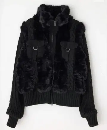 LAGUA GEM 케이블 니트 삭스 퍼 블루종