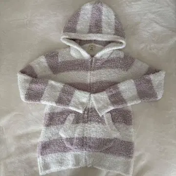 젤라또피케 후드티 후디 퍼플 x 화이트 보더