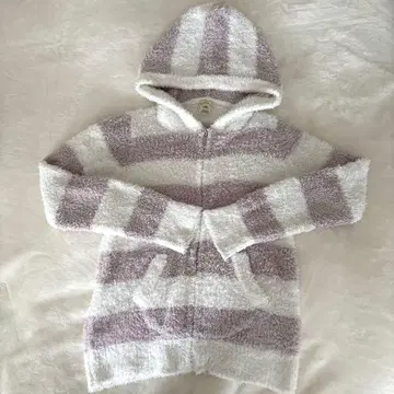 젤라또피케 후드티 후디 퍼플 x 화이트 보더