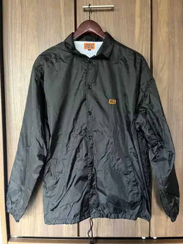 새상품 미사용!! REG 블랙 나일론 자켓 L