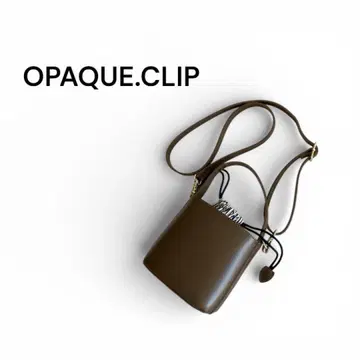 OPAQUE.CLIP 브라운 숄더백