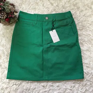 LENO 리노 그린 미니 타이트 스커트 size00