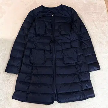 JUNKO SHIMADA 모카산 노카라 다운 코트 M 네이비