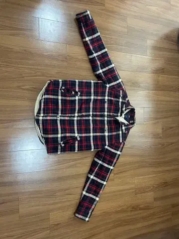TOMMY HILFIGER 체크 플란넬 셔츠 L 사이즈