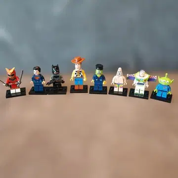 18 LEGO 피규어 세트 다채로운 캐릭터