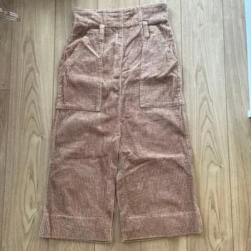 CURRNTAGE 코듀로이 스커트 베이지