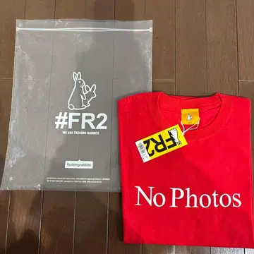 FR2 No Photos 셔츠 레드 L