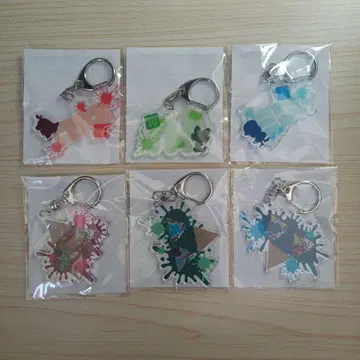 스플래툰 3 페스티벌 아크릴 키링 모음