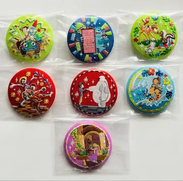 Disney 디즈니 자수 캔뱃지 7세트